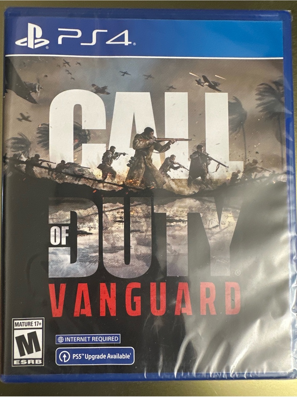 Sony PS4 Call of Duty: Vanguard – Blue Case Artwork